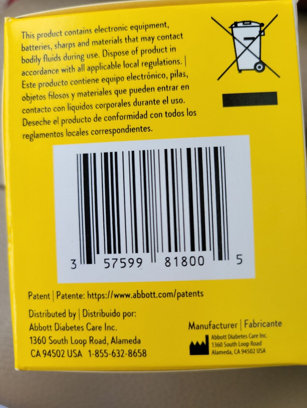 FreeStyle Libre 3 Plus Sensor - Exp 3/25 Yellow 3 Boxes - Picture 5 of 5